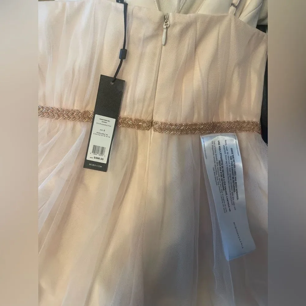 BCBG Peach Maxi Dress - Picture 3 of 3